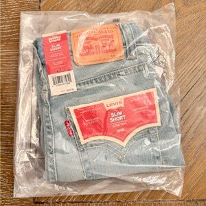 Levi's Light Blue Slim Short Stretch Jeans